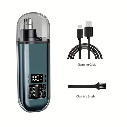 Electric nose hair trimmer feature highlights and specifications chart