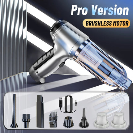 Car vacuum cleaner blower cleaning car floor mat and carpet dirt