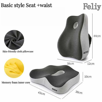 Memory foam office chair cushion lifestyle image for home office use