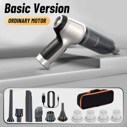 Car vacuum cleaner and blower package contents unboxing overview