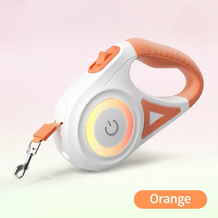 Luminous retractable dog walking leash compatibility chart by dog size and weight