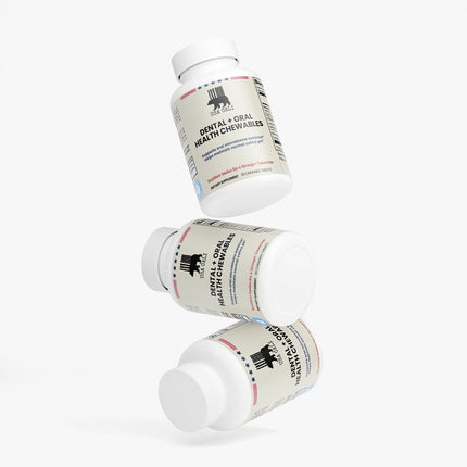 USA CALI Dental Chewables supplement facts panel with Microcrystalline Hydroxyapatite