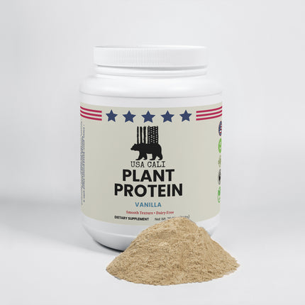 USA CALI Plant Protein Vanilla ingredients with MCT oil and apple pectin blend