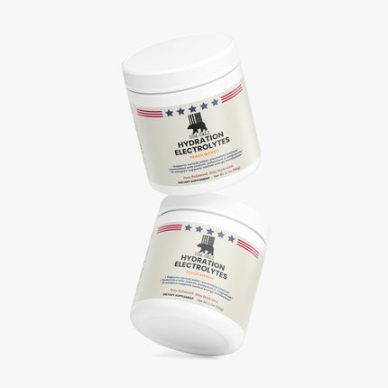 USA CALI Hydration Powder Peach Mango ingredients and B-Complex blend