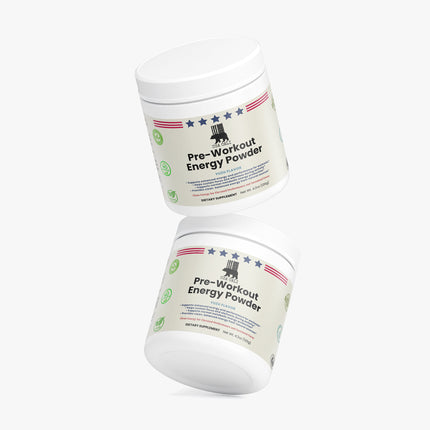 USA CALI Yuzu Pre-Workout Powder back label with directions and smooth sustained energy formula
