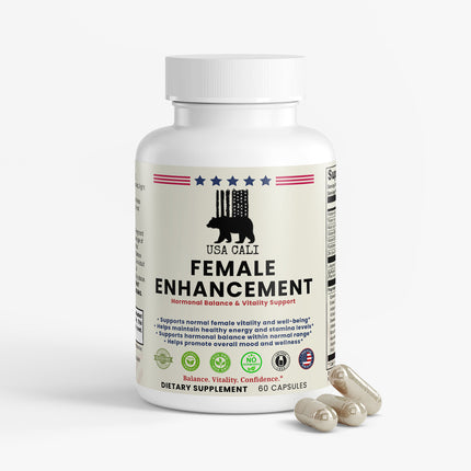 USA CALI Female Enhancement Capsules for women's hormonal balance and energy