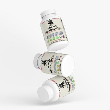 USA CALI Women's Energy and Balance Supplement capsules bottle detail view