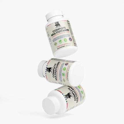 USA CALI Complete Multivitamin for Daily Wellness dosage and directions label