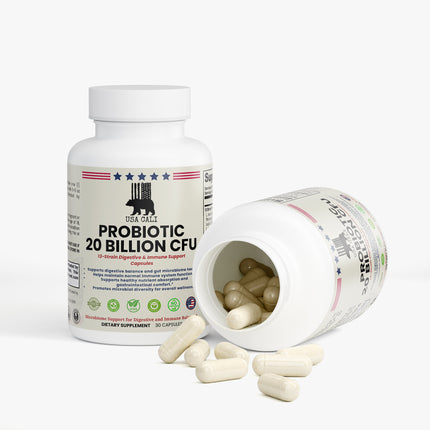 USA CALI Probiotic 20B CFU for Gut & Immune Support