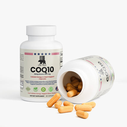 USA CALI CoQ10 200mg for Energy & Heart Support