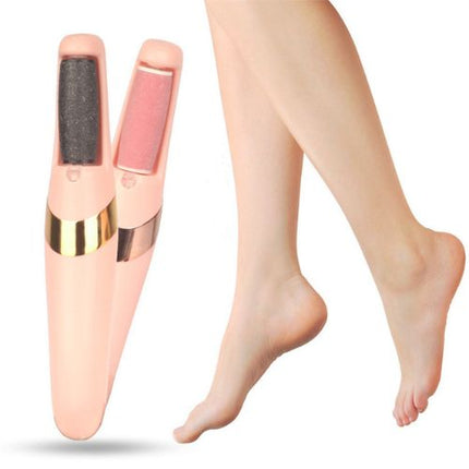 Electric foot file for smooth heels and callus removal
