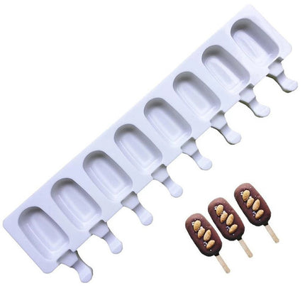 Popsicle Silicone Mold for homemade frozen treats - flexible, easy-release ice pop maker
