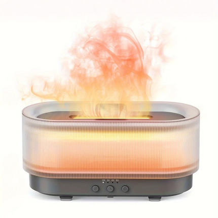Air Flame Humidifier front view with flame effect diffuser design