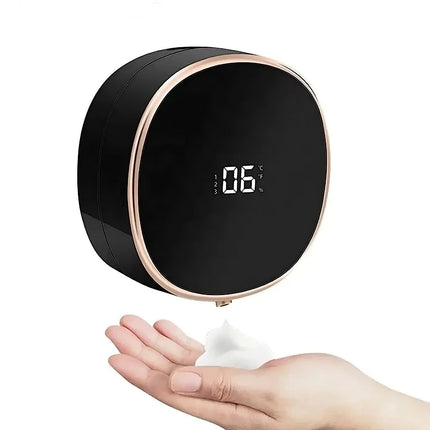 Automatic foaming hand soap dispenser touchless white countertop bathroom kitchen