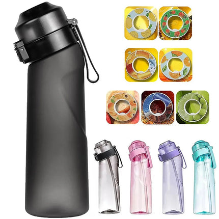 Flavored Water Bottle 650ml front view - BPA-free hydration bottle