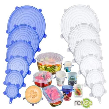 Reusable Food Cover for bowls and plates, eco-friendly silicone stretch lid