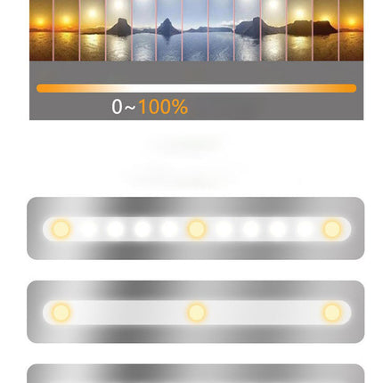 SourcetoHome LED Car Makeup Mirror - supplement facts label
