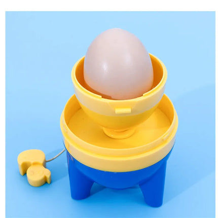 Egg Yolk Mixer Spinner side angle showing spinning mechanism and ergonomic handle