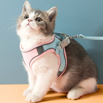 SourcetoHome Cat Vest Harness Leash Set - supplement facts label