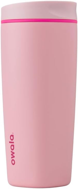 SmoothSip Slider Insulated Stainless Steel Coffee Tumbler, 20 oz, Pucker Up
