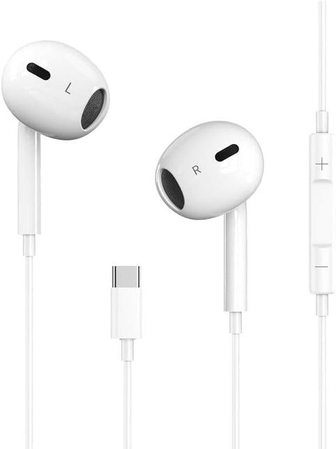 NexWave OndaNex USB C Headphones for iPhone 17/16/15 Pro Max Plus Type C Earbuds with — Smart Tech