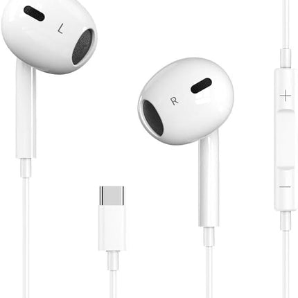 NexWave OndaNex USB C Headphones for iPhone 17/16/15 Pro Max Plus Type C Earbuds with — Smart Tech