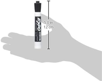 Black Low-Odor Dry Erase Markers, Chisel Tip, 12 Count