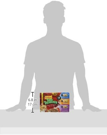 Friskies Wet Cat Food Variety Pack, Tasty Treasures Prime Filets — Pet Supplies