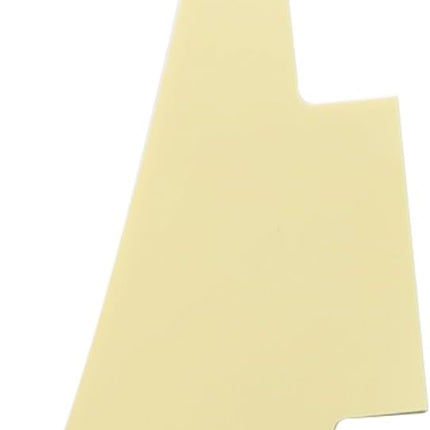 Cream 1-Ply Electric Guitar Pickguard with Chrome Bracket