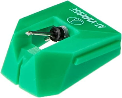 Elliptical Replacement Turntable Stylus for VM95 Series Cartridges, Green