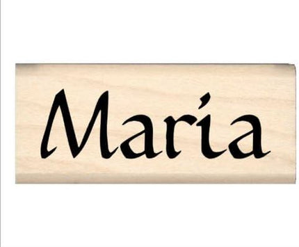 SourceToHome FuenteACasa Stamps by Impression Maria Name Rubber Stamp — Home & Lifestyle