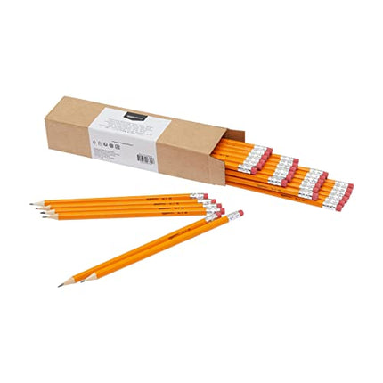Wood-Cased #2 HB Pencils with Erasers, Pre-Sharpened, 30 Count