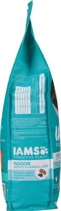 Indoor Weight & Hairball Care Dry Cat Food with Chicken & Turkey, 7 lb Bag
