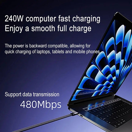 Charging 2 in 1 Cable Stand in use charging multiple devices simultaneously