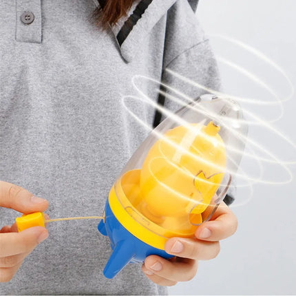 Egg Yolk Mixer Spinner in use mixing egg yolk in bowl - kitchen tool demo