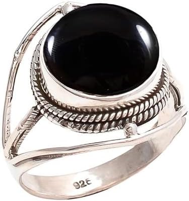 Gemstone Ring, Handmade 925 Sterling Silver Ring Bohemian Gemstone Jewelry — Home & Lifestyle