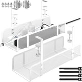 Under Desk Cable Management Tray for Office and Home