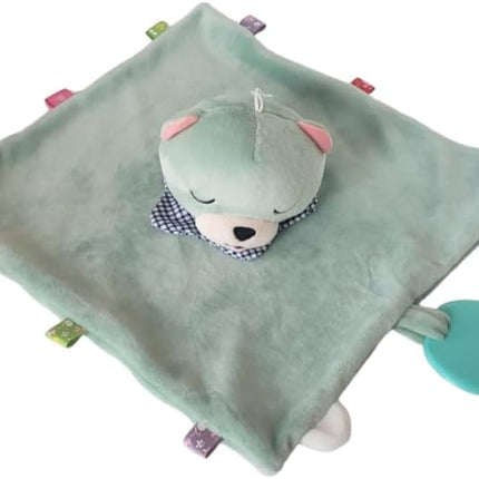 LittleNest NidoPequeño Teddy Bear Security Blanket, Soft Baby Lovey, Newborn Baby Gift — Baby & Toddler
