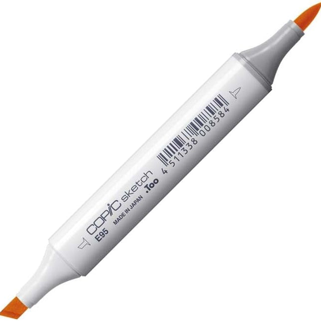E95 Sketch Marker, Flesh Pink to Tea Orange, 1 Count
