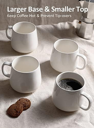 Teocera Coffee Mugs - In Use with Coffee