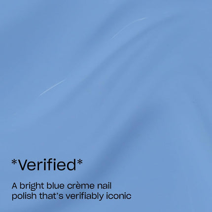 Opaque Bright Blue Crème Chip-Resistant Nail Polish