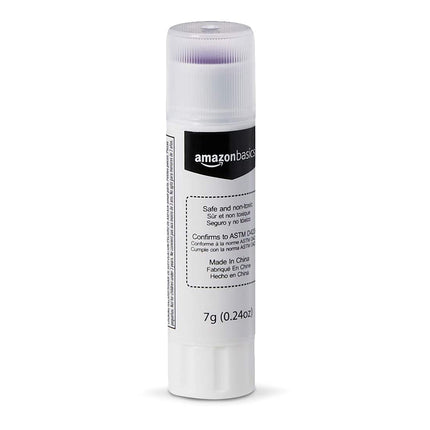 Purple Washable School Glue Sticks, Dries Clear, 0.24 oz, 30-Pack