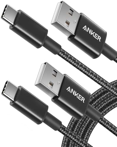 USB-C cable 2-pack nylon braided - main view