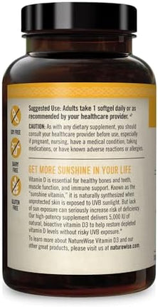 NatureWise Vitamin D3 - Supplement Facts