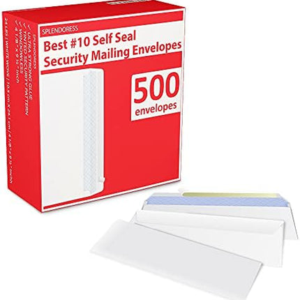 #10 Security Envelopes Self-Se - close-up