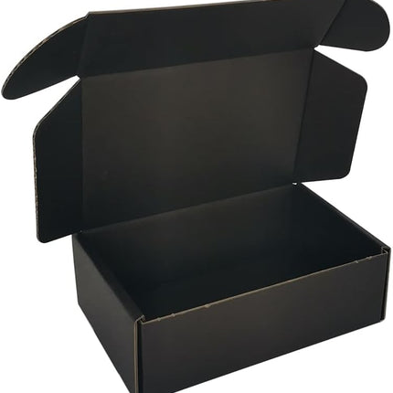 50 Pack Black 6 x 4 x 2 in Corrugated Shipping Boxes