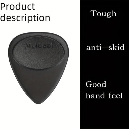 SourcetoHome 10-Pack Anti-Slip Guitar Picks For Acoustic Electric Bass Ukulele Black Two Thicknesses 0.7mm 1.0mm For Strumming And Lead, 20 pieces - General - detail view 3