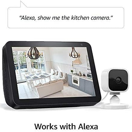 Compact Indoor Plug-In Smart Security Camera - White