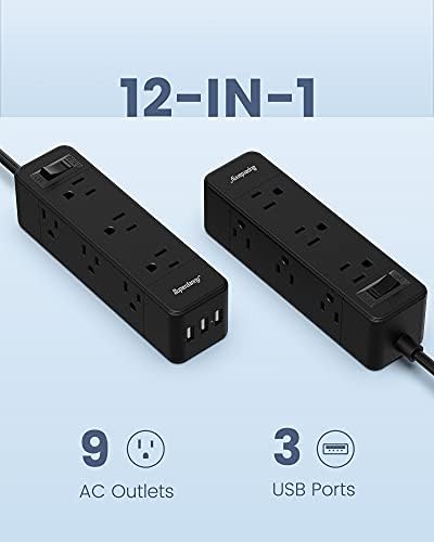 Power strip - outlet layout detail