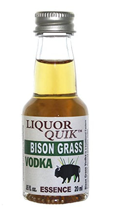 SourceToHome FuenteACasa Liquor Quik - HOZQ8-375 Natural Vodka Essence, 20 mL (Bison Grass Vodka) — Home & Lifestyle